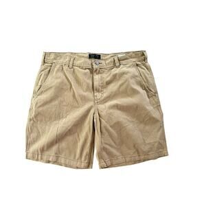 BANANA REPUBLIC Surplus Twill Shorts Sz 38 Tan Light Brown Classic Preppy Dad